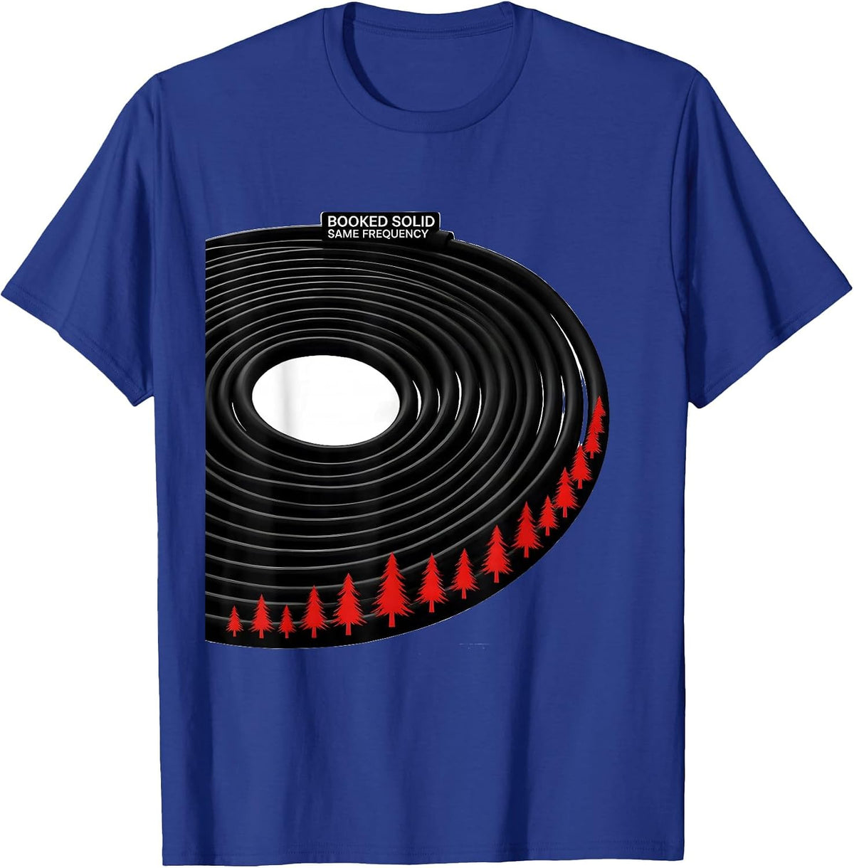 Booked Solid Same Frequency Funny Sonographer Ultrasound T-Shirt - Royal Blue