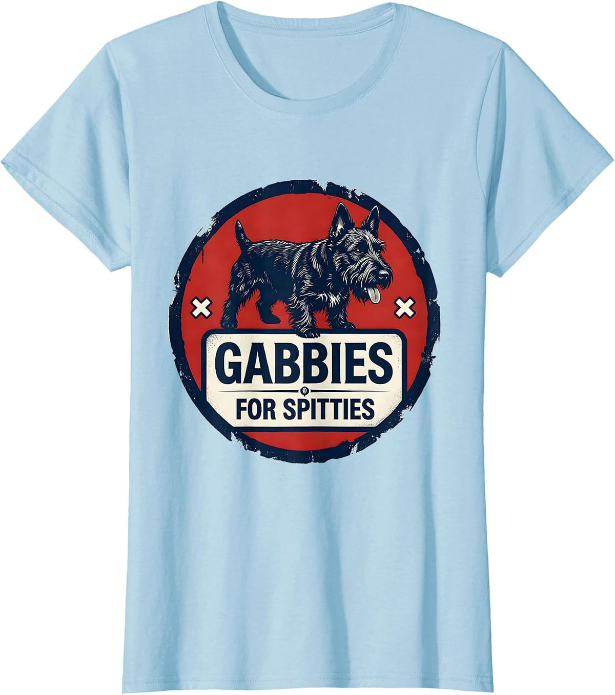 Gabbies For Spitties Funny Vet Tech Veterinary Medicine T-Shirt - Baby Blue