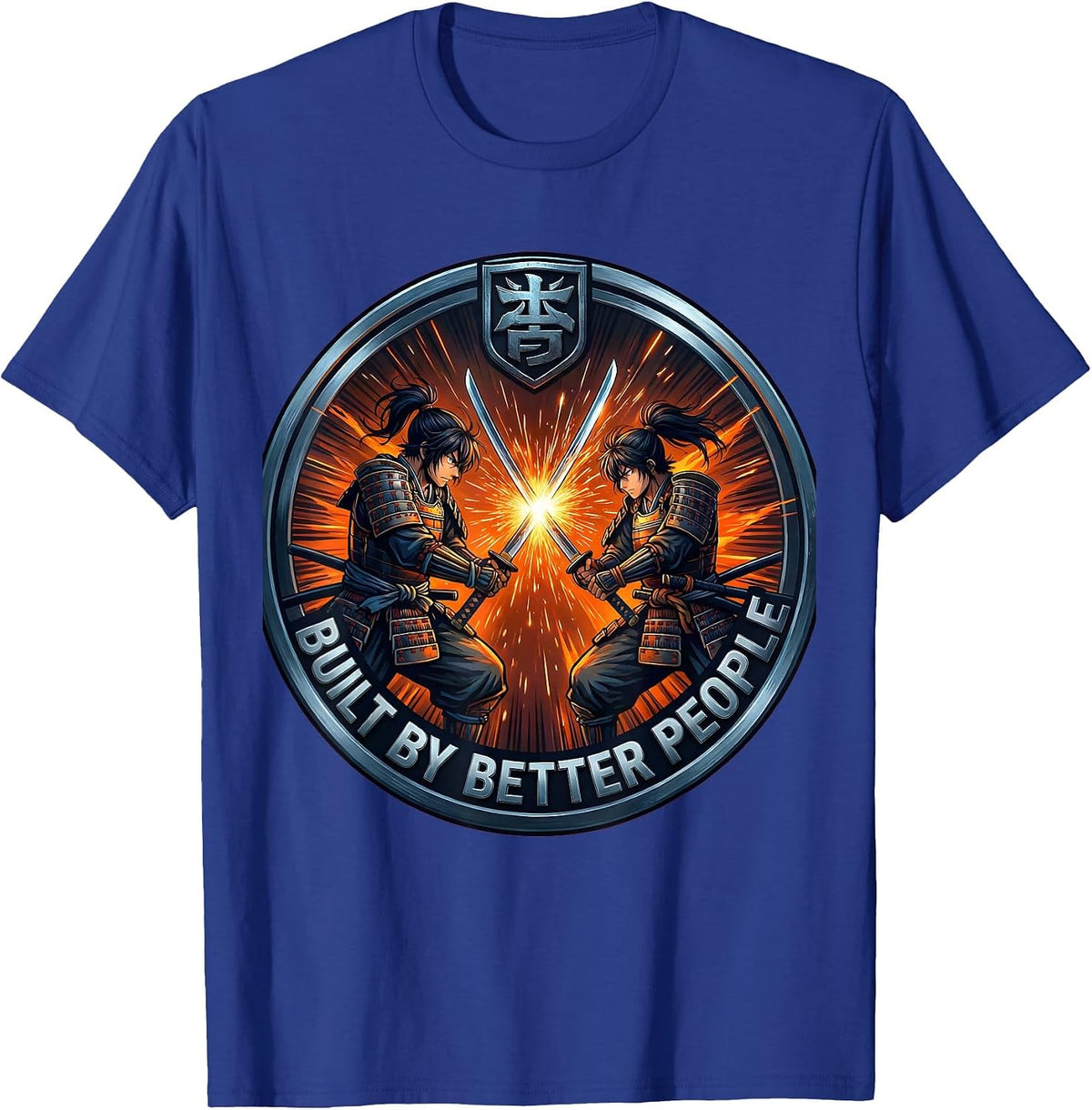 Built by Better People Iron Sharpens Iron T-Shirt - Royal Blue