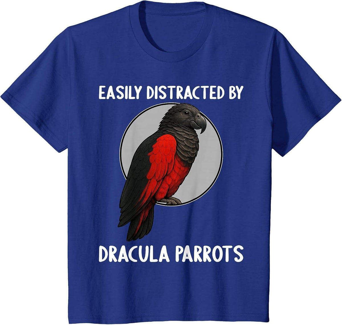 Pesquet´s Parrot Dracula Parrot T-Shirt - Royal Blue