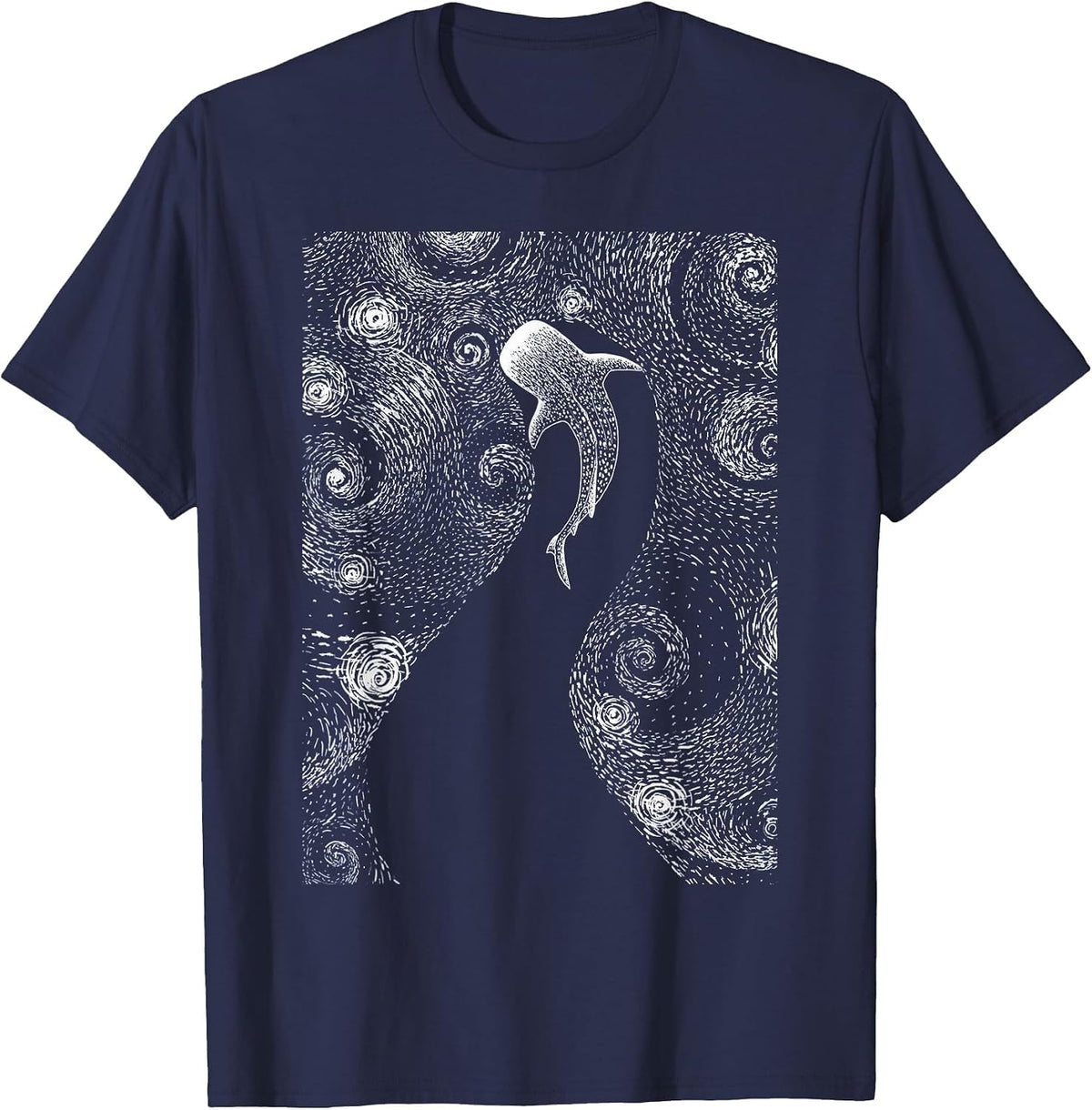 Diving with Whale Sharks Whale Shark T-Shirt - Navy Blue