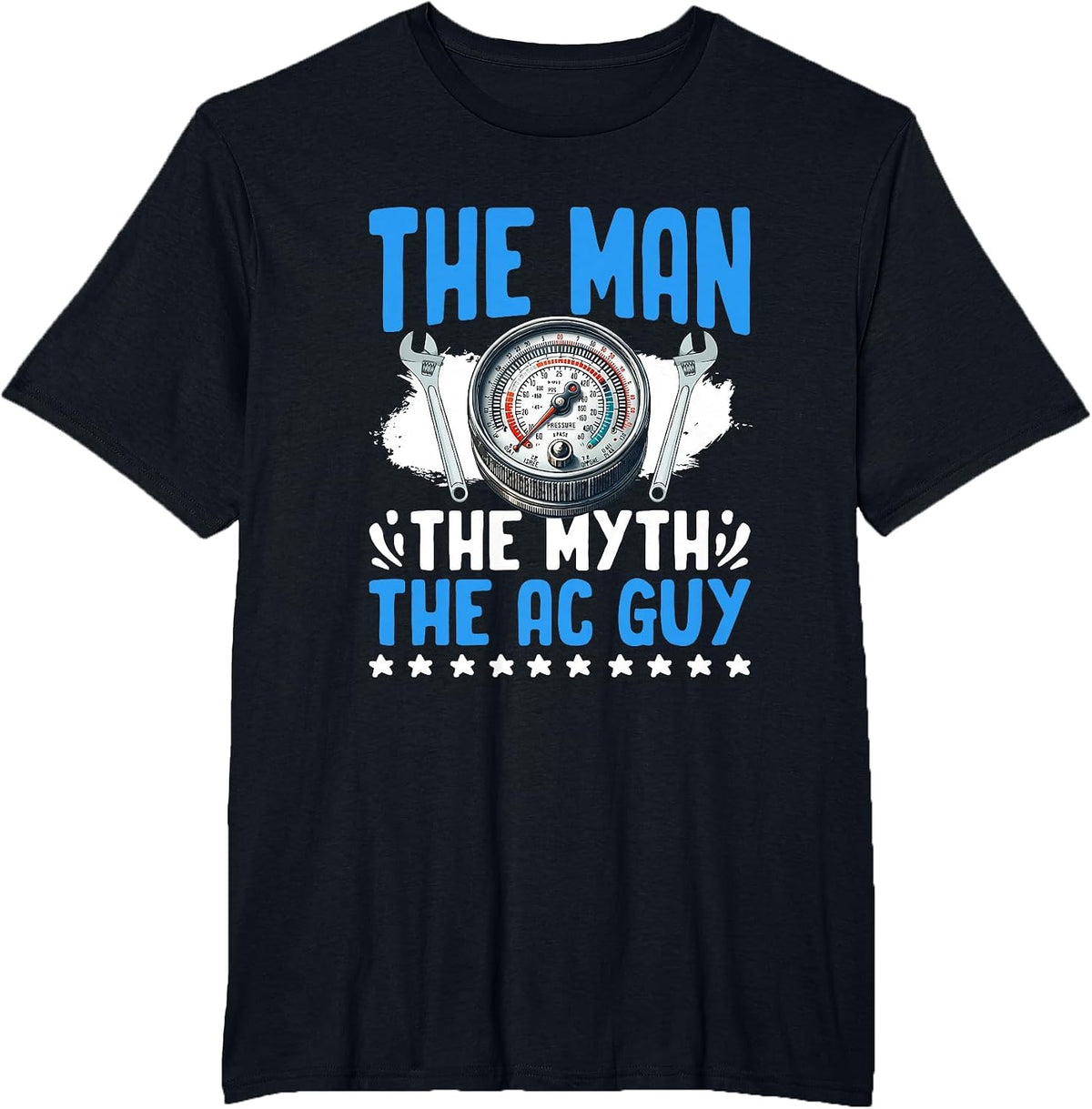The AC Guy HVAC Tech Mechanic Repairman HVAC Technician T-Shirt - Black