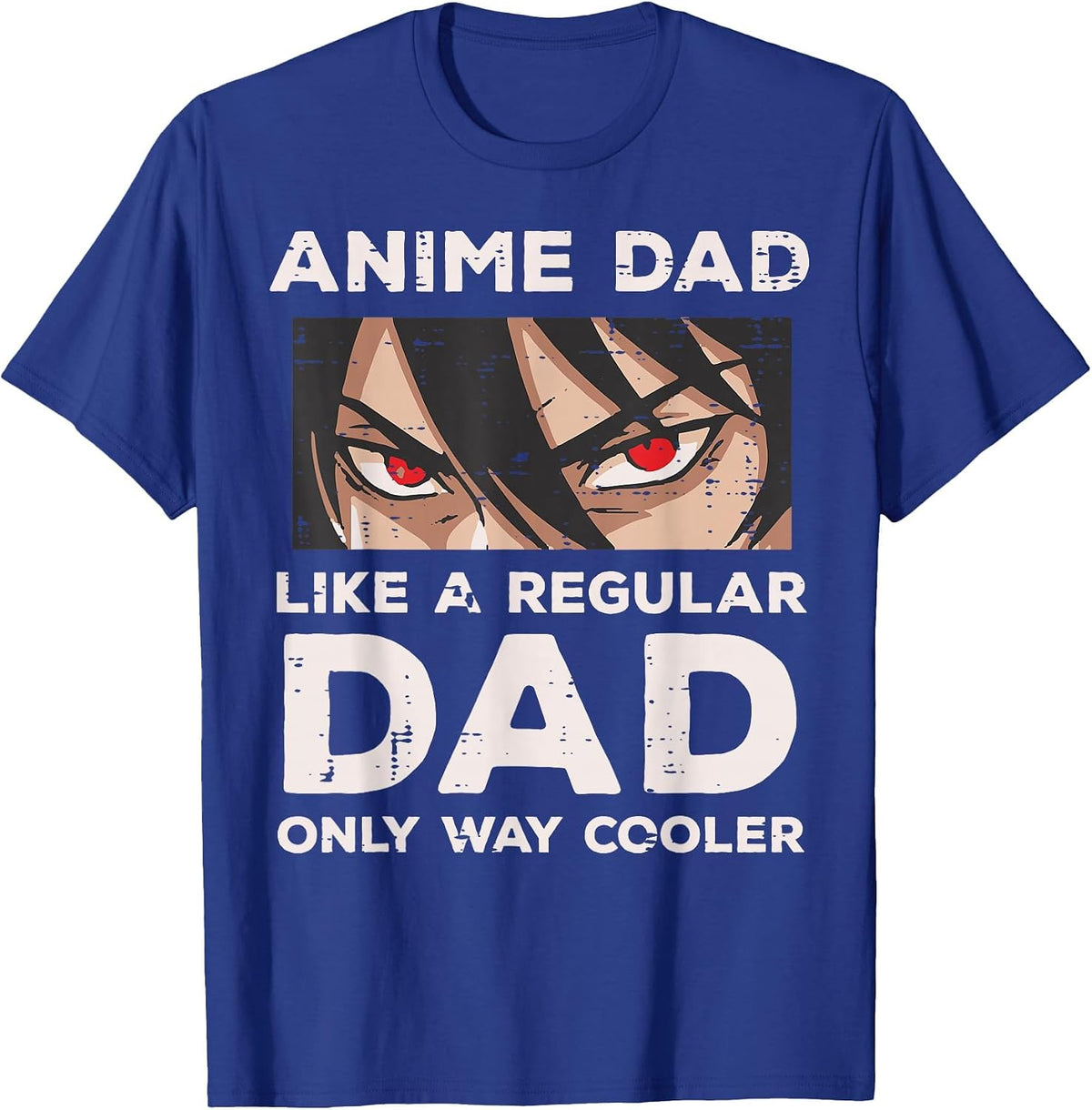 Anime Dad Like Regular Cooler Funny Fathers Day Daddy Papa T-Shirt - Royal Blue