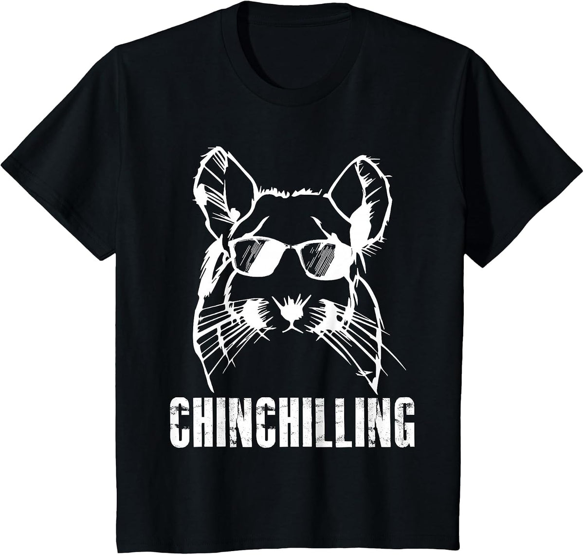 Chinchilling Chinchilla Chinchillas Wool Mouse Rodent T-Shirt - Black