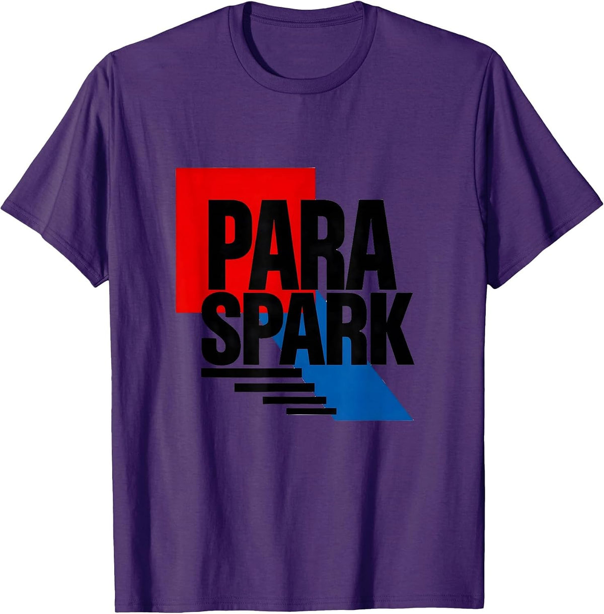Para Spark Bauhaus Modernist Paraprofessional Appreciation T-Shirt - Purple
