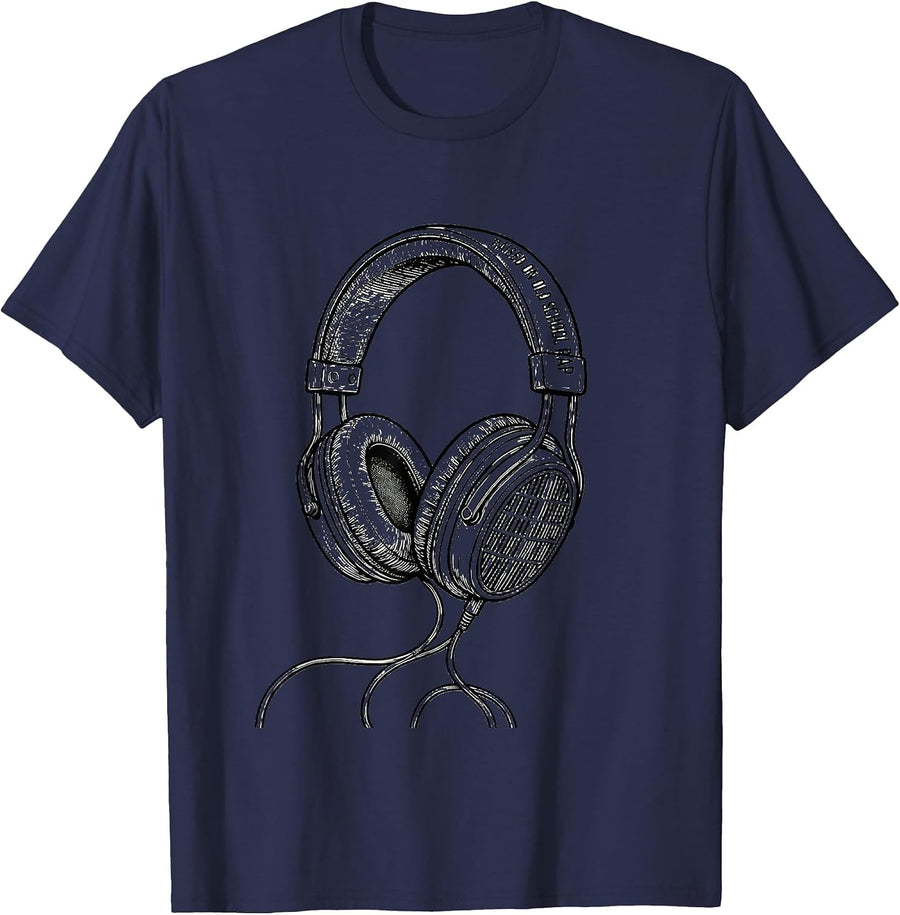 Raised On Old School Rap Vintage Retro 90s Hip Hop Lyric T-Shirt - Navy Blue