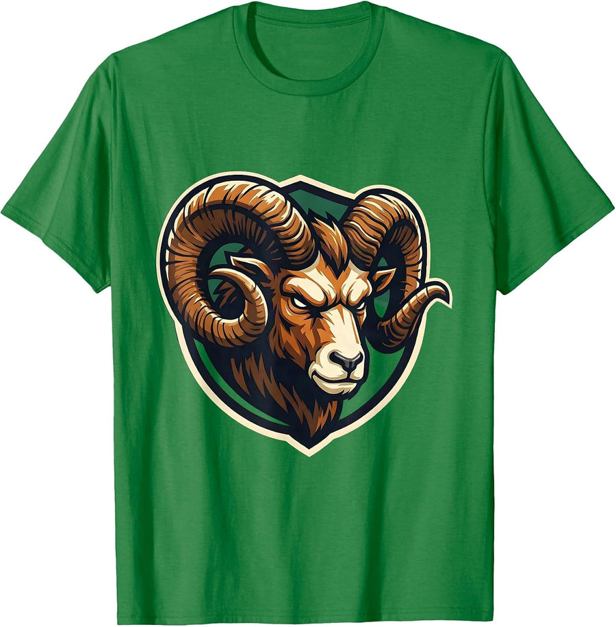 Men's Master Debater Charging Ram Graphic T-Shirt - Kelly Green