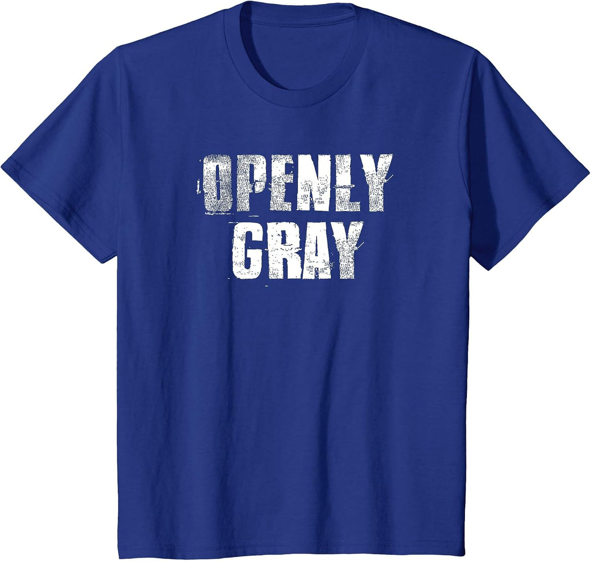 Openly Gray Natural Hair Ladies Women's T-Shirt - Royal Blue