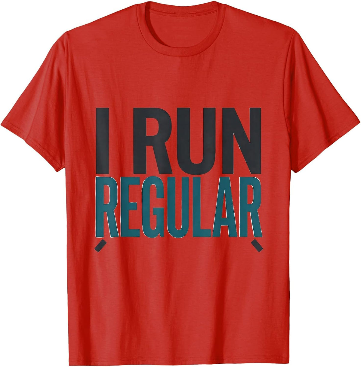 Men's I Run Regular Funny Respiratory Therapist RT Humor T-Shirt - Red