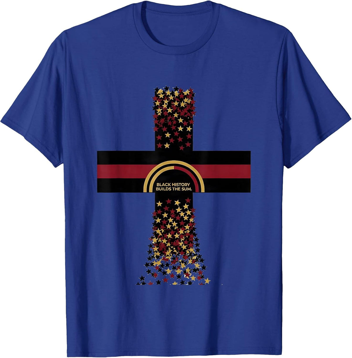Men's Black History Builds The Sum Equality Greater Than Division T-Shirt - Royal Blue
