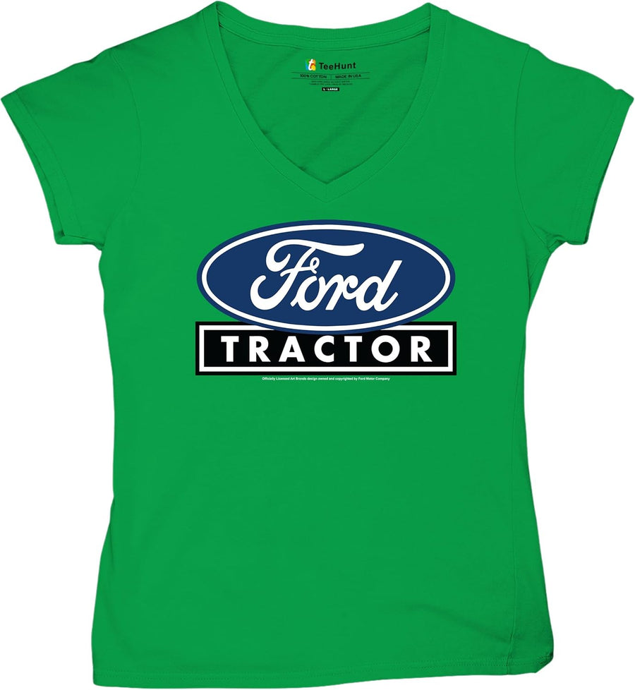 Ford Tractor Logo Blue Women's T-Shirt Vintage Farm Rustic Classic Brand Heritage Retro Life Agricultural Field Women's Tee