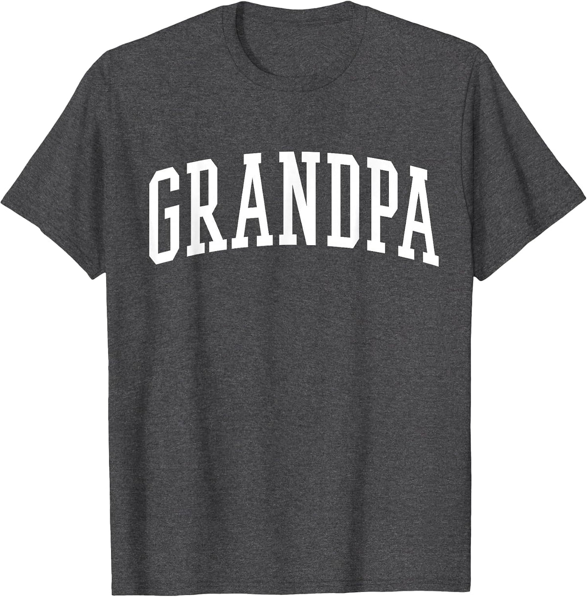 Varsity Grandpa T-Shirt - Dark Heather Grey
