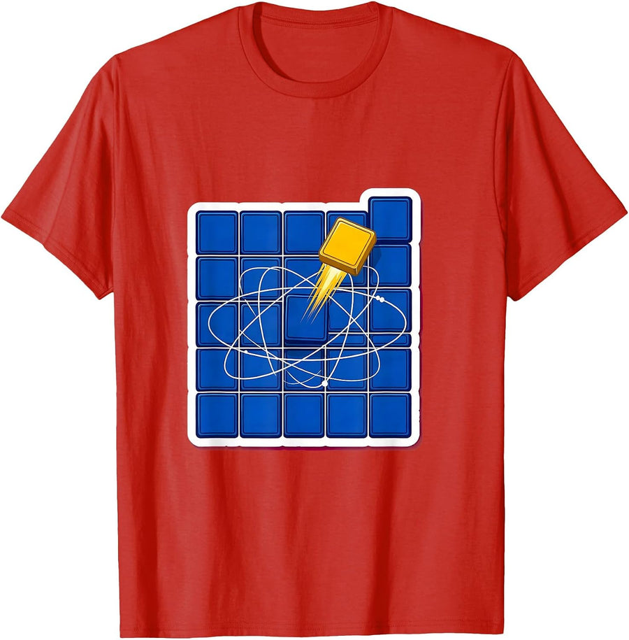 Men's Periodic Table Pop Chemistry Nerd Gift Humor T-Shirt - Red