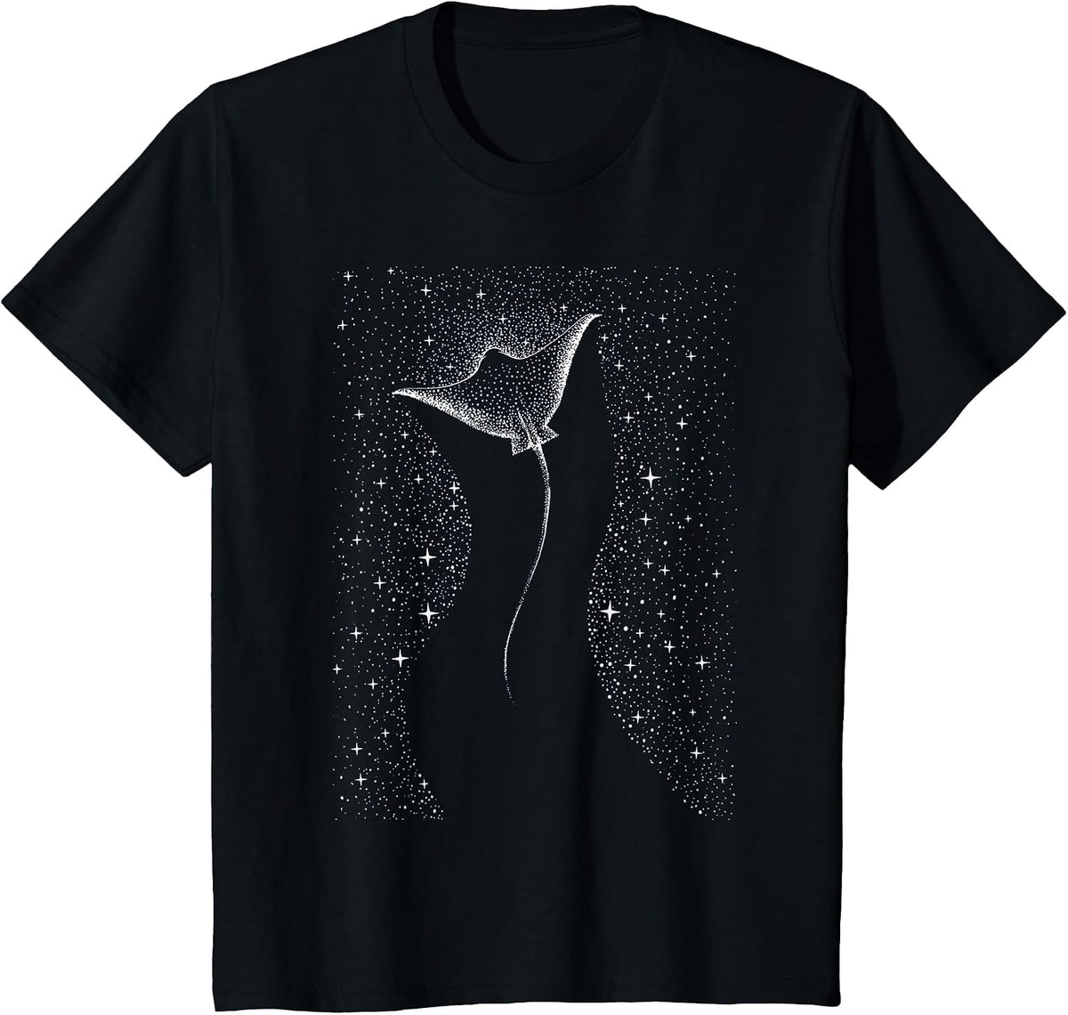 Manta Ray - Scuba Diving Ocean Coral Reef Fish Diver T-Shirt - Black