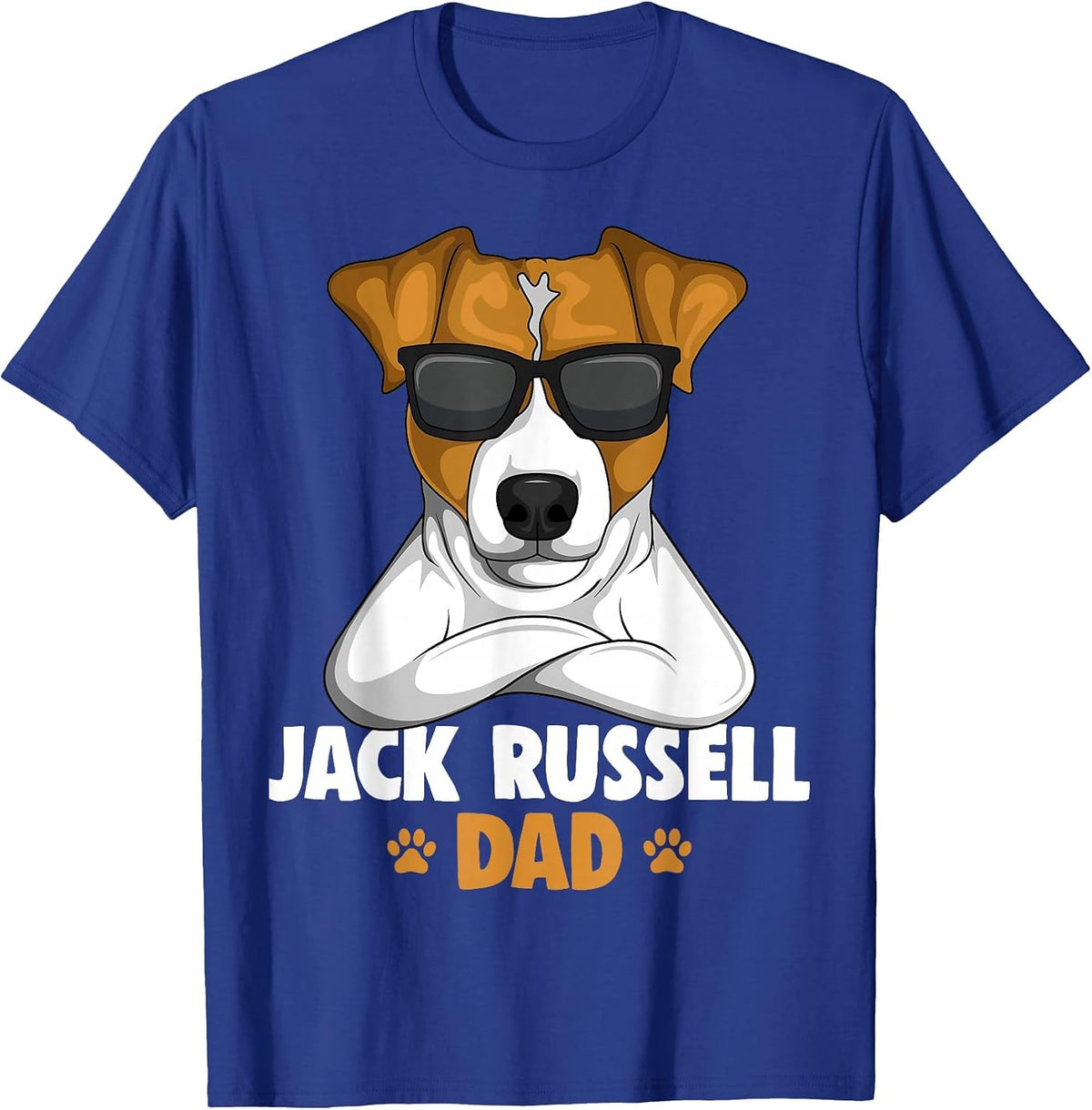 Jack Russell Terrier Dad Dog T-Shirt - Royal Blue