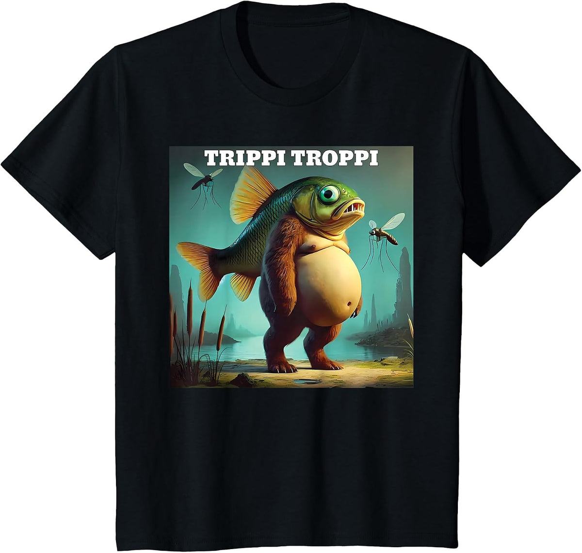 Trippi Troppi Meme T-Shirt - Black