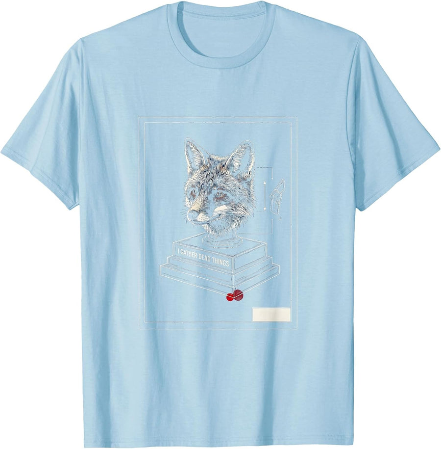 Men's I Gather Dead Things Funny Taxidermist Taxidermy Gift T-Shirt - Baby Blue