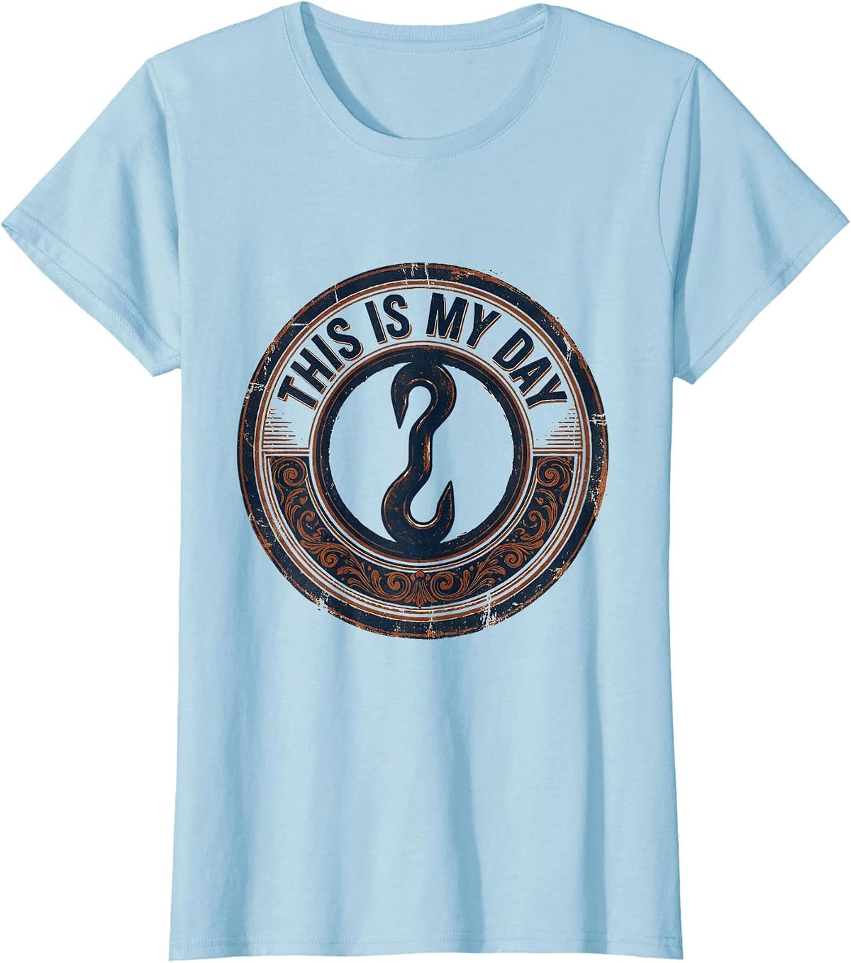 This Is My Day Vintage Handyman Labor Day Blue-Collar Pride T-Shirt - Baby Blue
