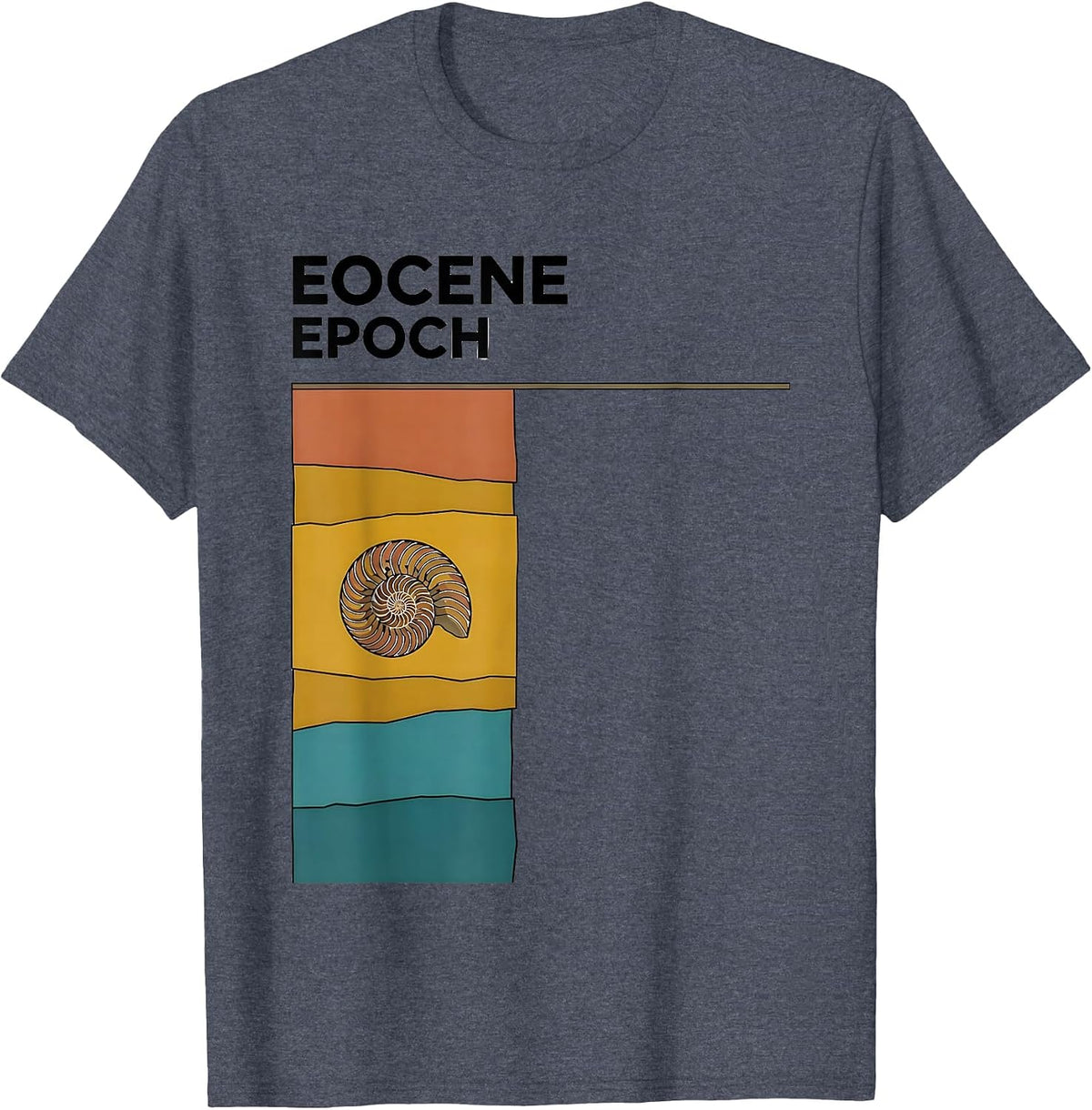 Eocene Epoch Funny Rock Collector Geologist Humor T-Shirt - Heather Blue