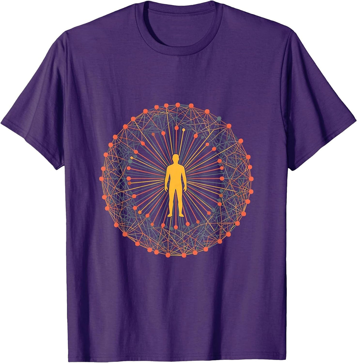 I Cant But I Know A Guy Network Design T-Shirt - Purple