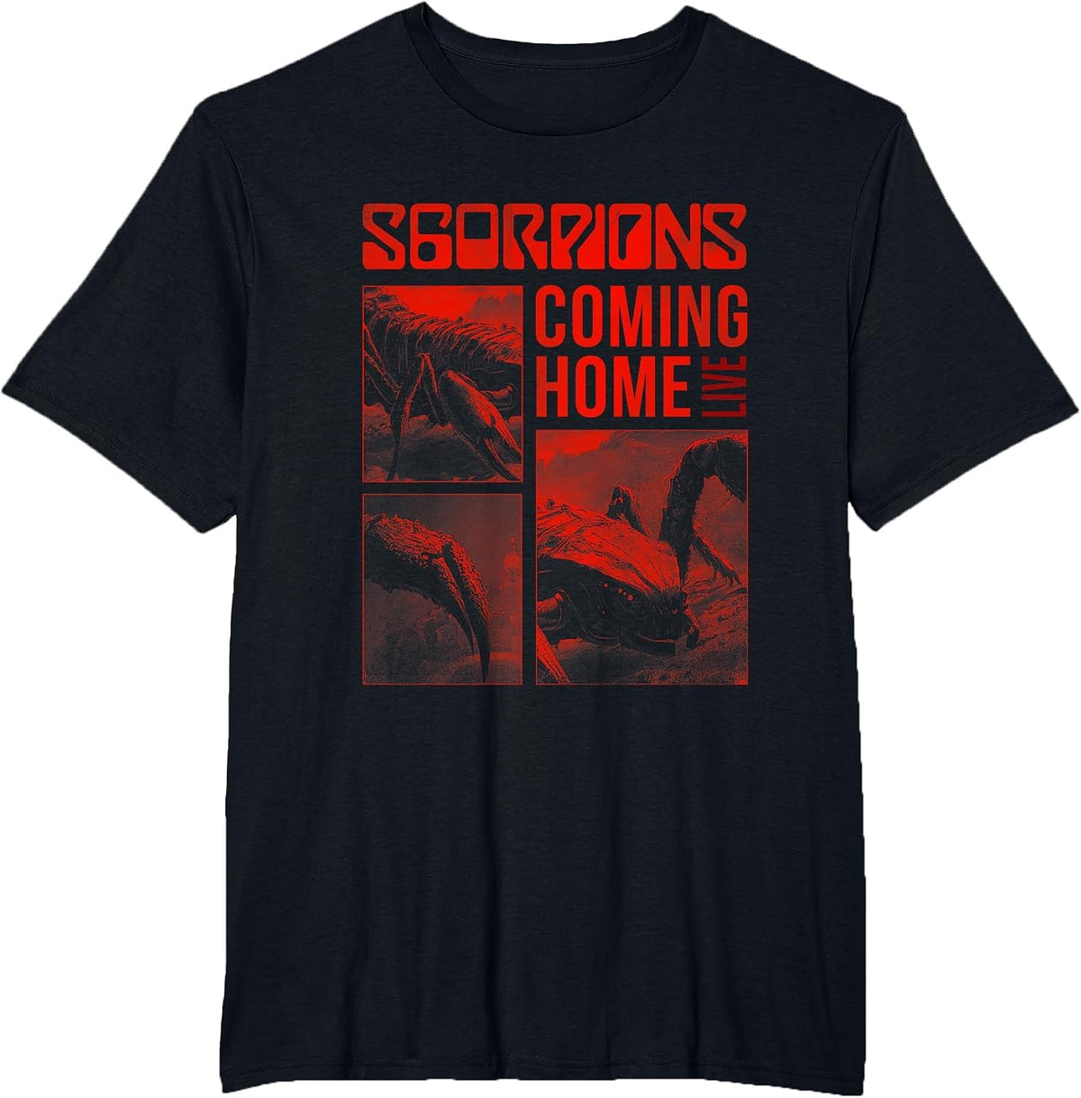 Coming Home Live Collage - Official Merch T-Shirt - Black
