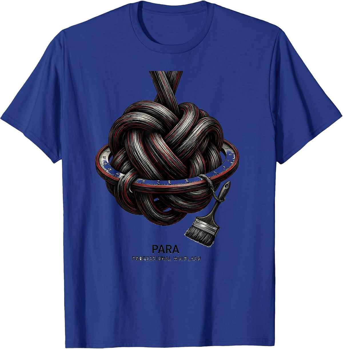 Para Professional Whiplash Funny Paraprofessional T-Shirt - Royal Blue