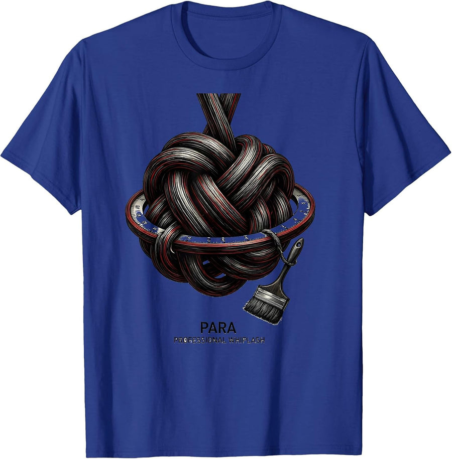 Para Professional Whiplash Funny Paraprofessional T-Shirt - Royal Blue