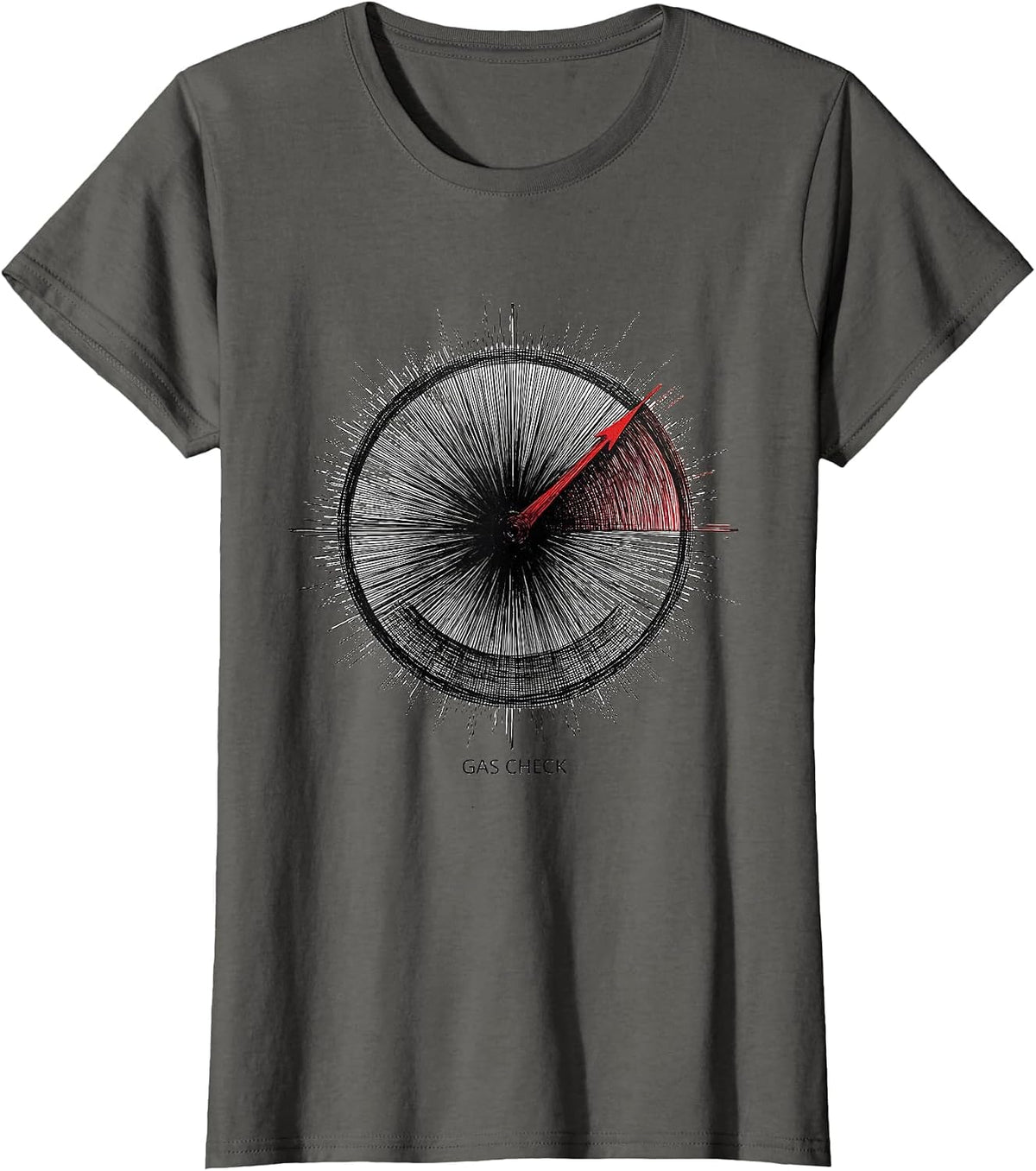 Women's Gas Check Respiratory Therapist RT Professional Pride T-Shirt - Asphalt Grey