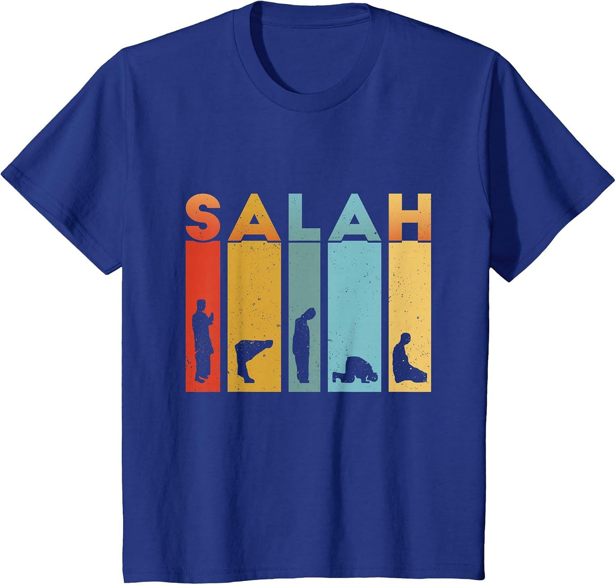 Ramadan Kareem First Salah Eid Muslim Kids Men Women T-Shirt - Royal Blue