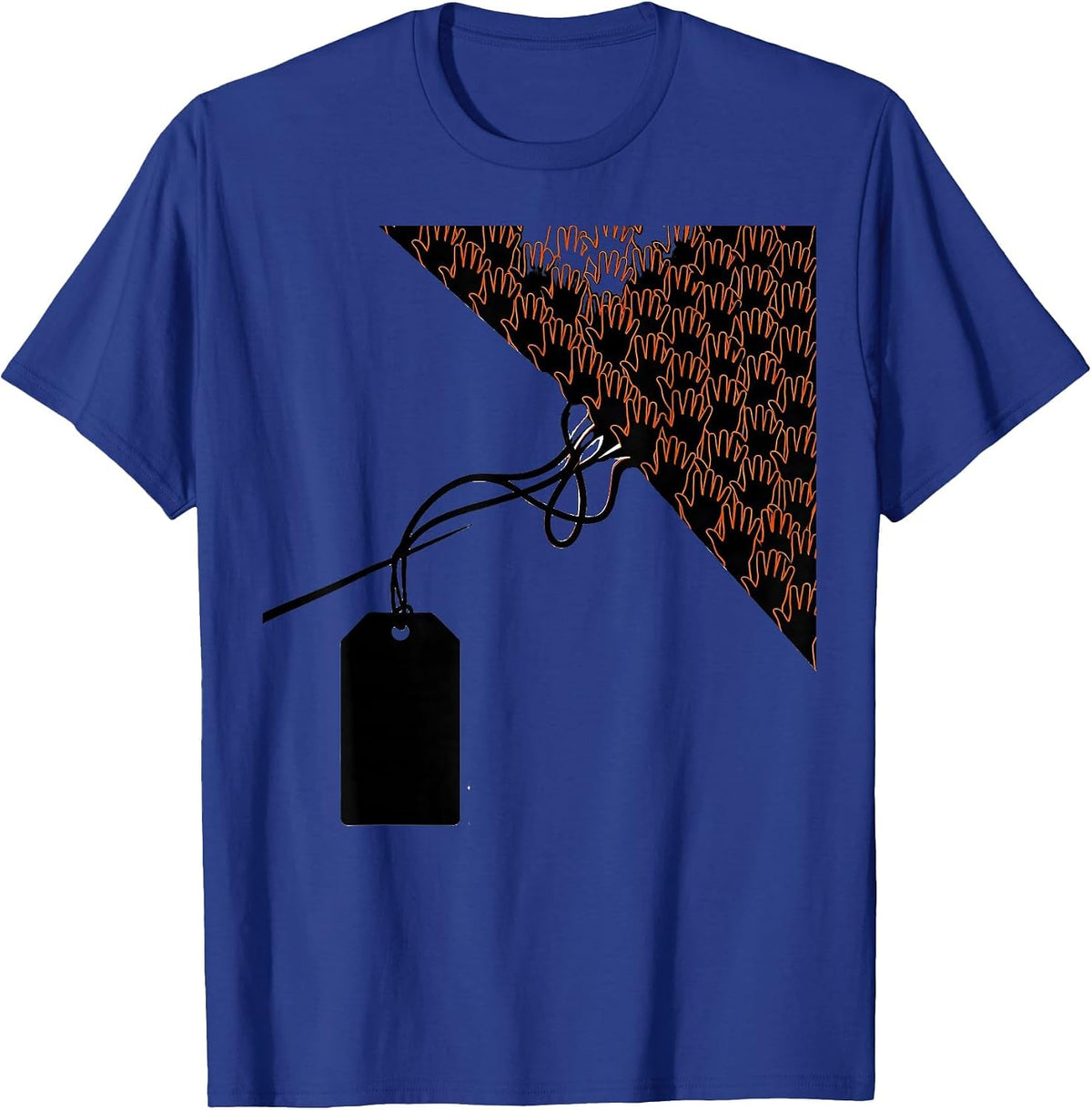 Slack Line Para Humor Minimalist Paraprofessional Gift T-Shirt - Royal Blue