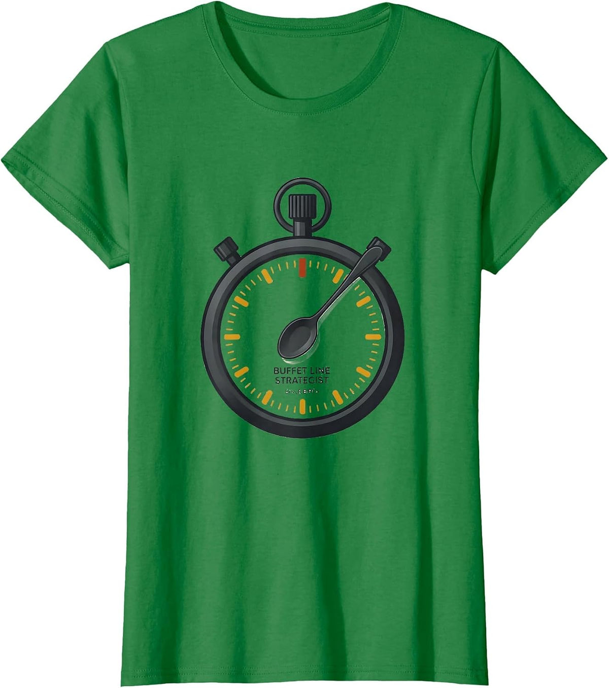 Buffet Line Strategist Since Birth Funny Family Reunion T-Shirt - Kelly Green
