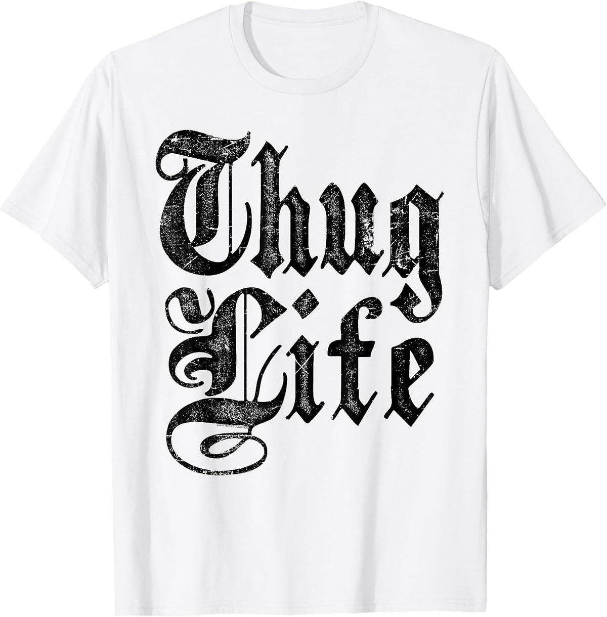 Ripple Junction Thug Life Old English T-Shirt - White