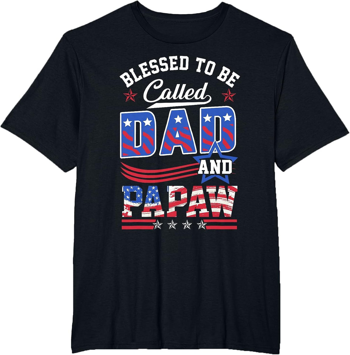 American Flag T-Shirt - Black