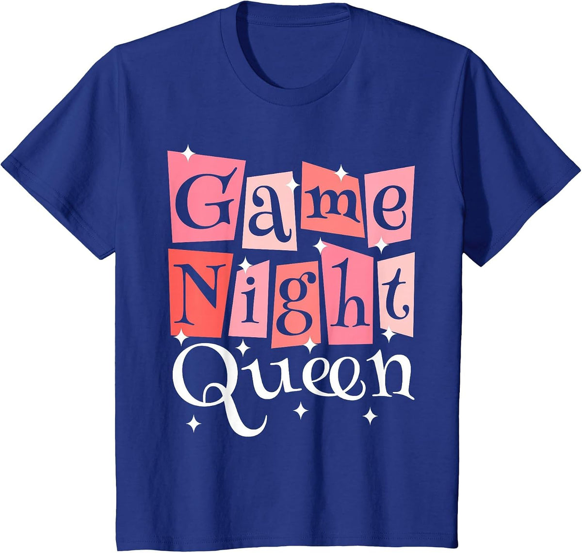 Girl Game Night Daughter Family Board Game Night T-Shirt - Royal Blue