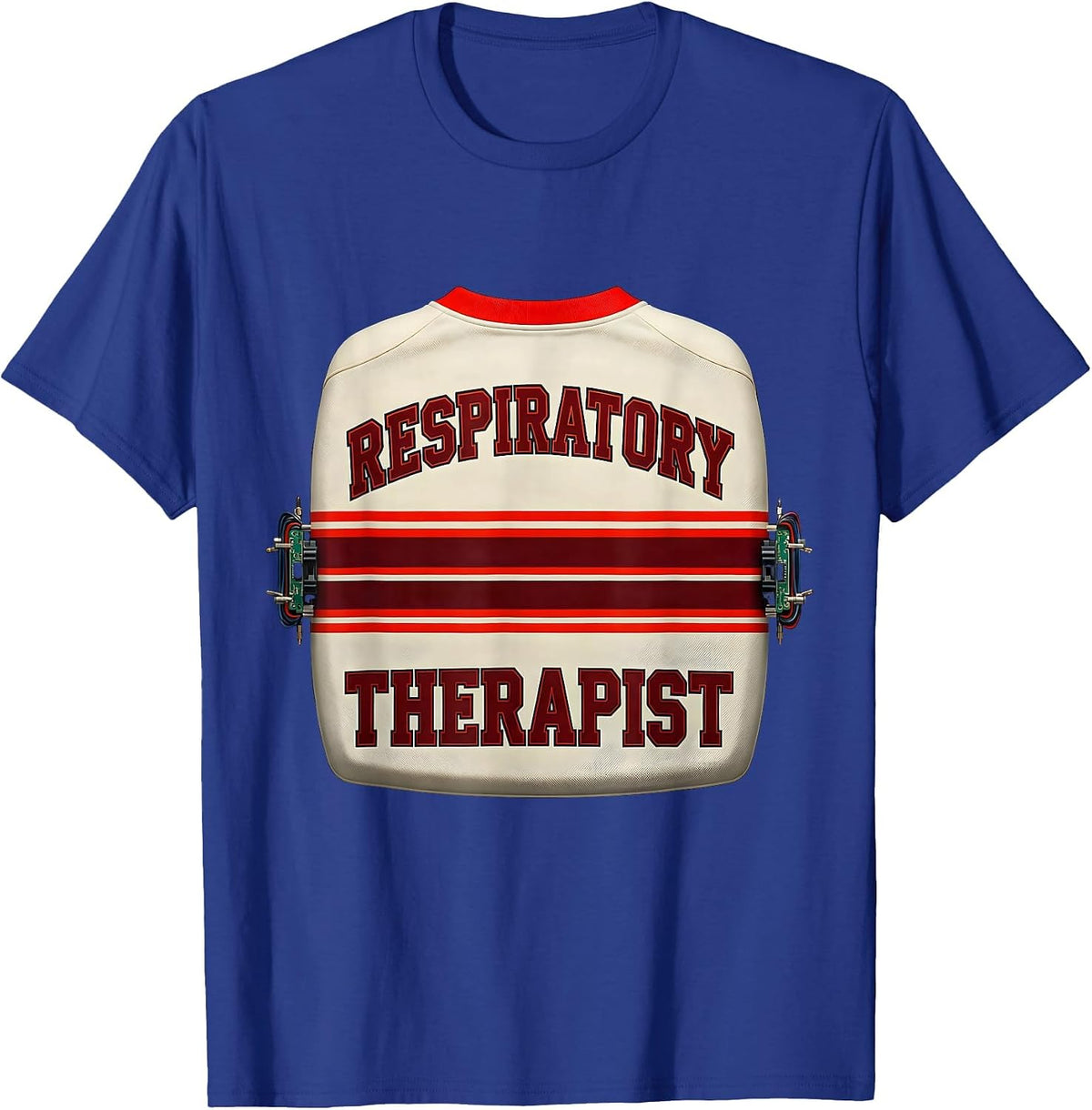 Respiratory Therapist Sports RT Profession Pride T-Shirt - Royal Blue