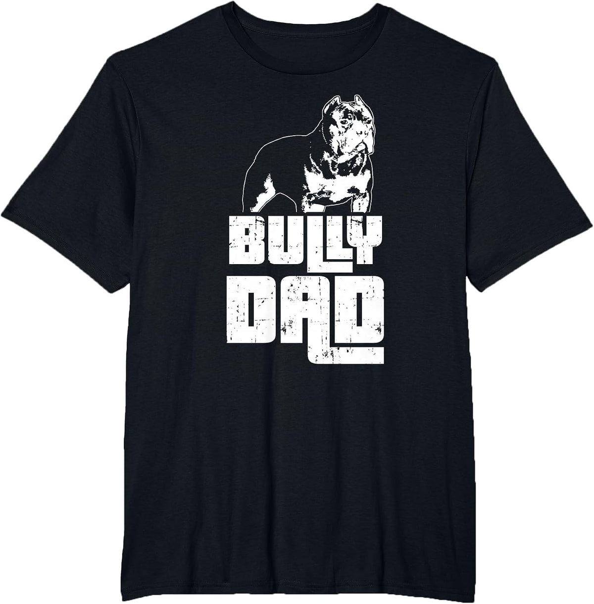 American Bully | Bully Dad | Dog Owner T-Shirt - Black