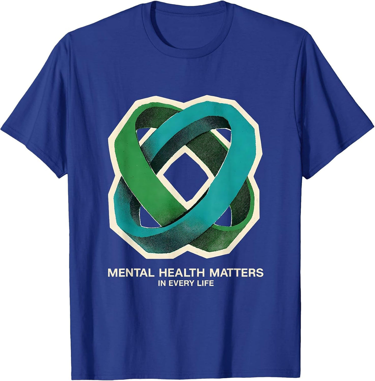 Men's Mental Health Matters In Every Life Awareness Support Squad T-Shirt - Royal Blue