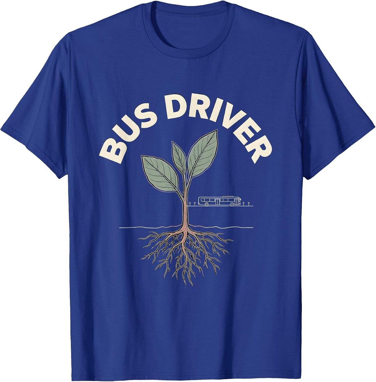 Bus Driver Wholesome Teacher Gift School Staff Appreciation T-Shirt - Royal Blue