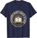 Learning Never Looked So Good Back to School Design T-Shirt - Navy Blue