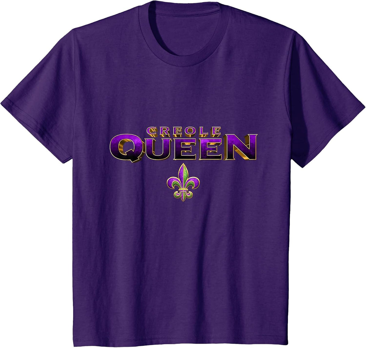 Creole Queen T-Shirt - Purple