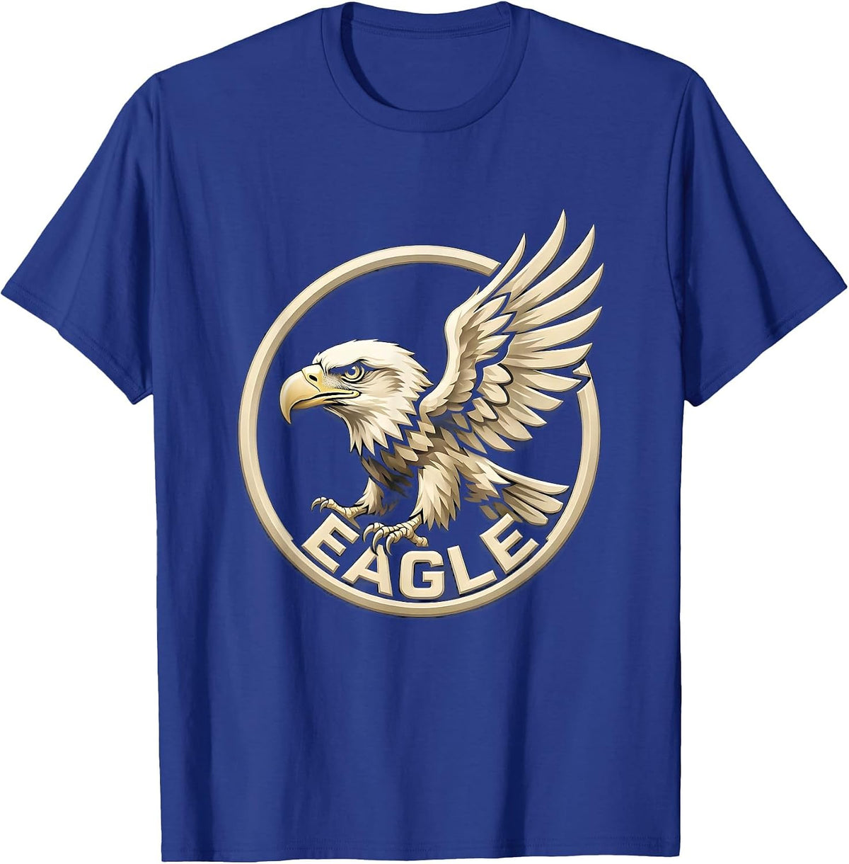 Eagle Bald Eagle Mascot Fan Family Pride Toddler Teen T-Shirt - Royal Blue