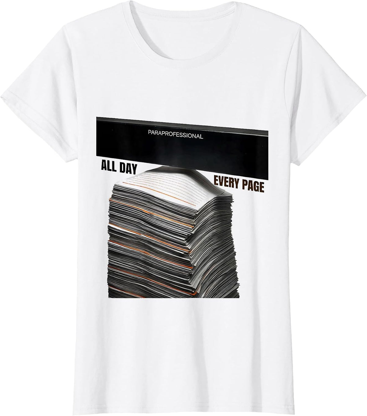 Women's Paraprofessional Signature Required All Day T-Shirt - White
