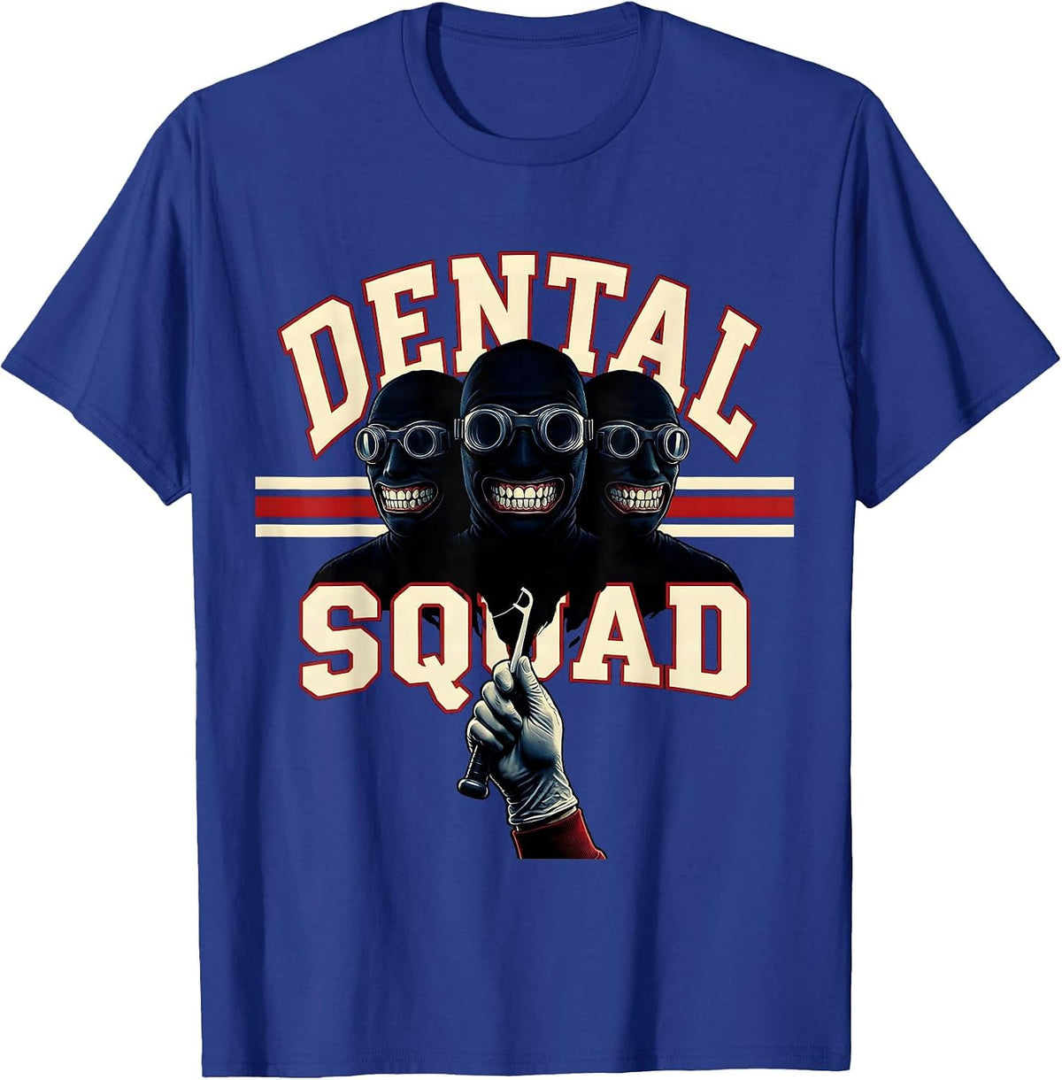 Men's Dental Squad Funny Dental Hygienist Squad Humor T-Shirt - Royal Blue
