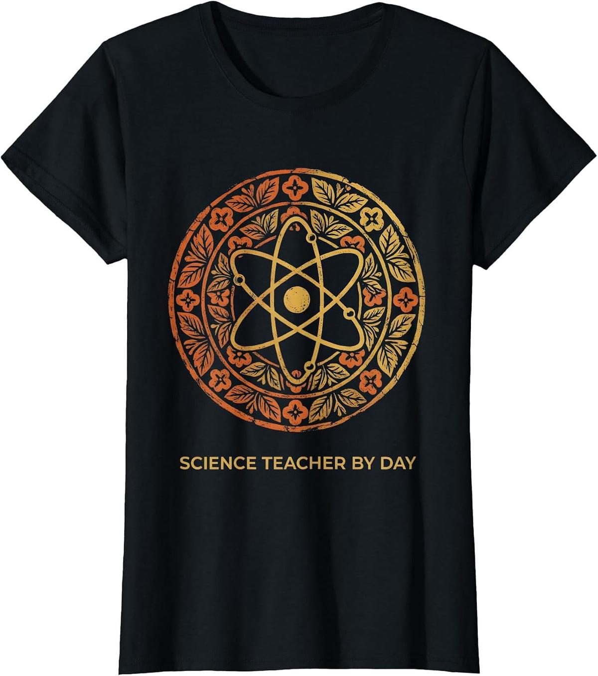 Science Teacher By Day Educator Graphic Design T-Shirt - Black