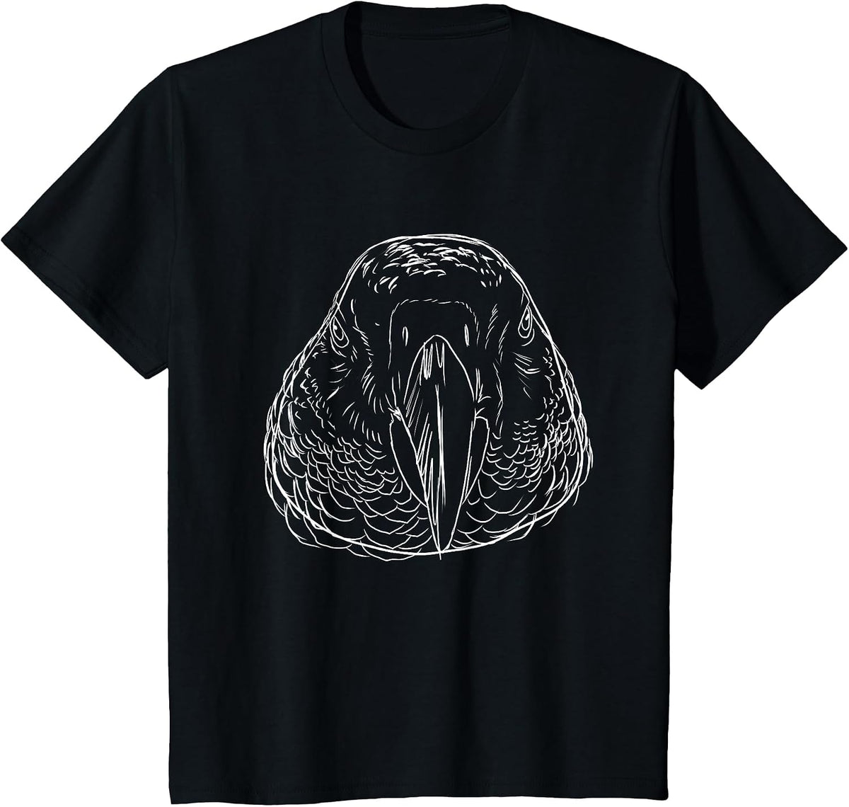 Bird African Gray Parrot T-Shirt - Black