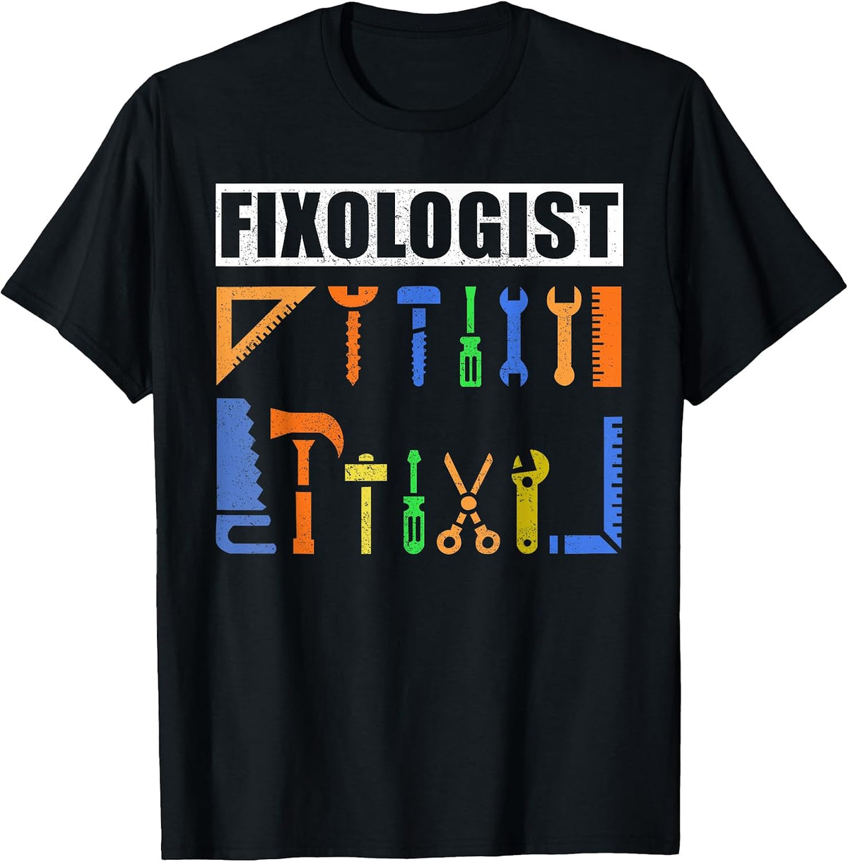 Cool Handyman Tools Art For Men Women Woodworker Carpenter T-Shirt, Men, Black, Small - As Pictured