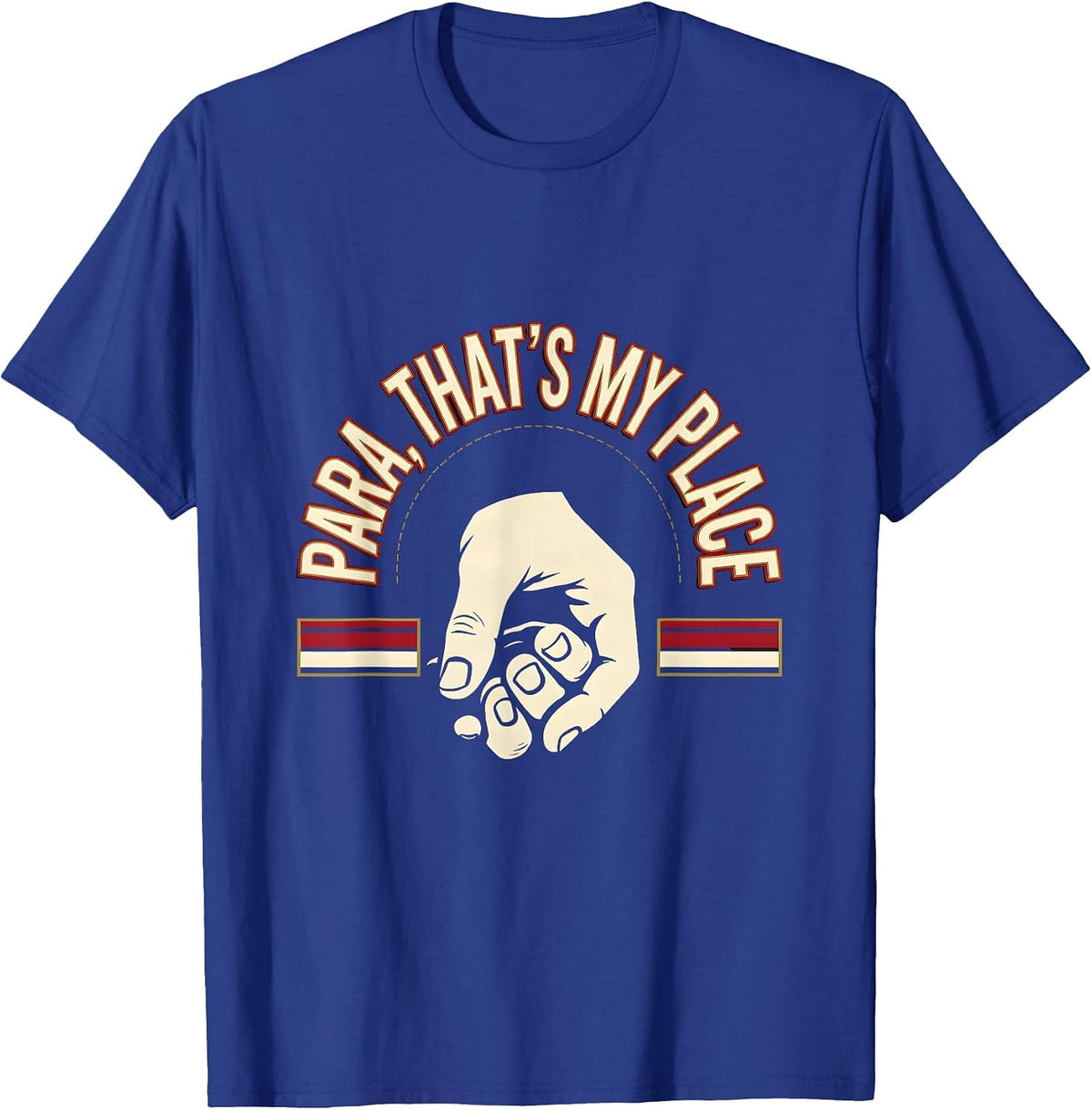 Men's Para That's My Place Funny Paraprofessional School Support T-Shirt - Royal Blue