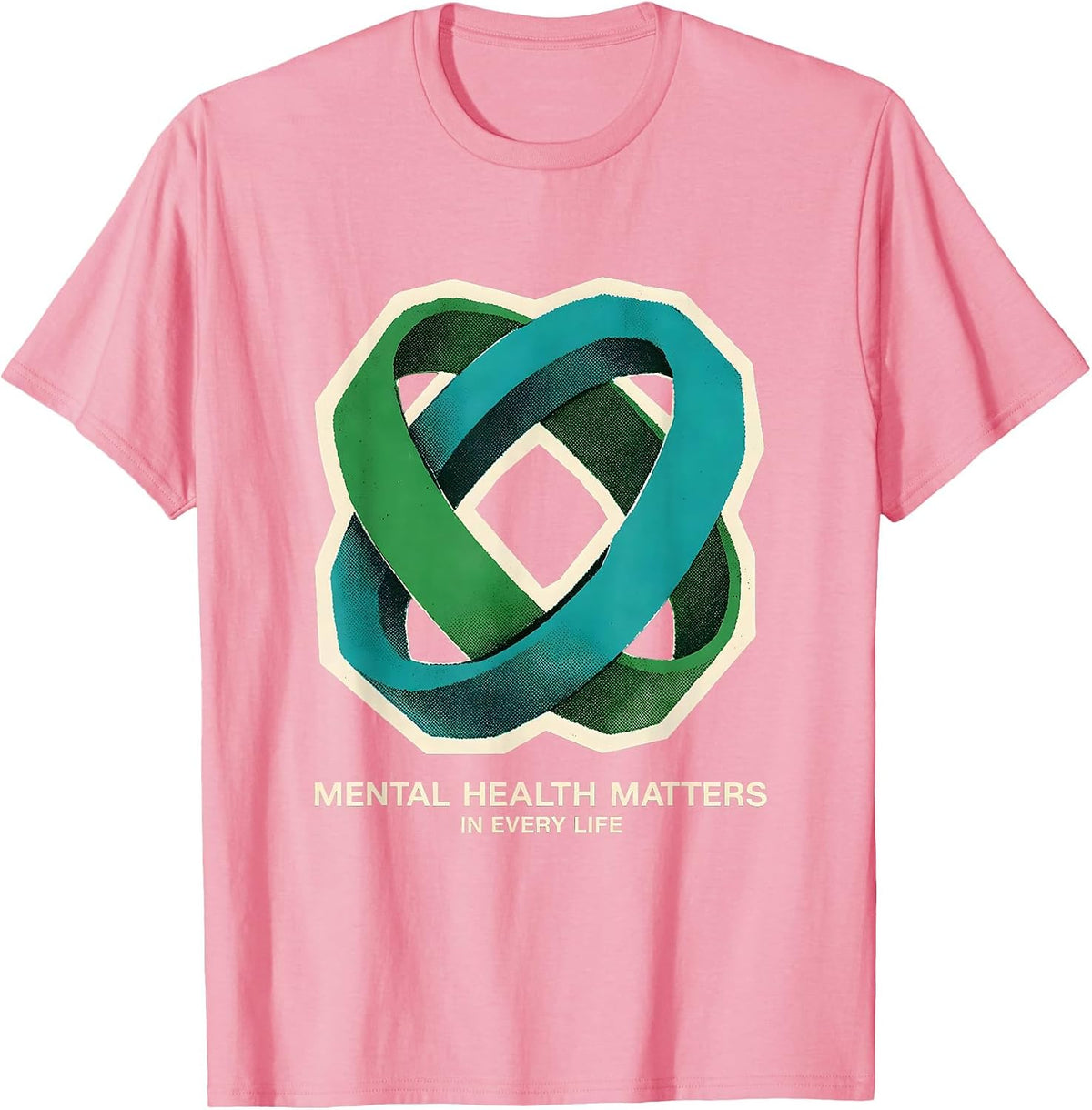 Men's Mental Health Matters In Every Life Awareness Support Squad T-Shirt - Pink