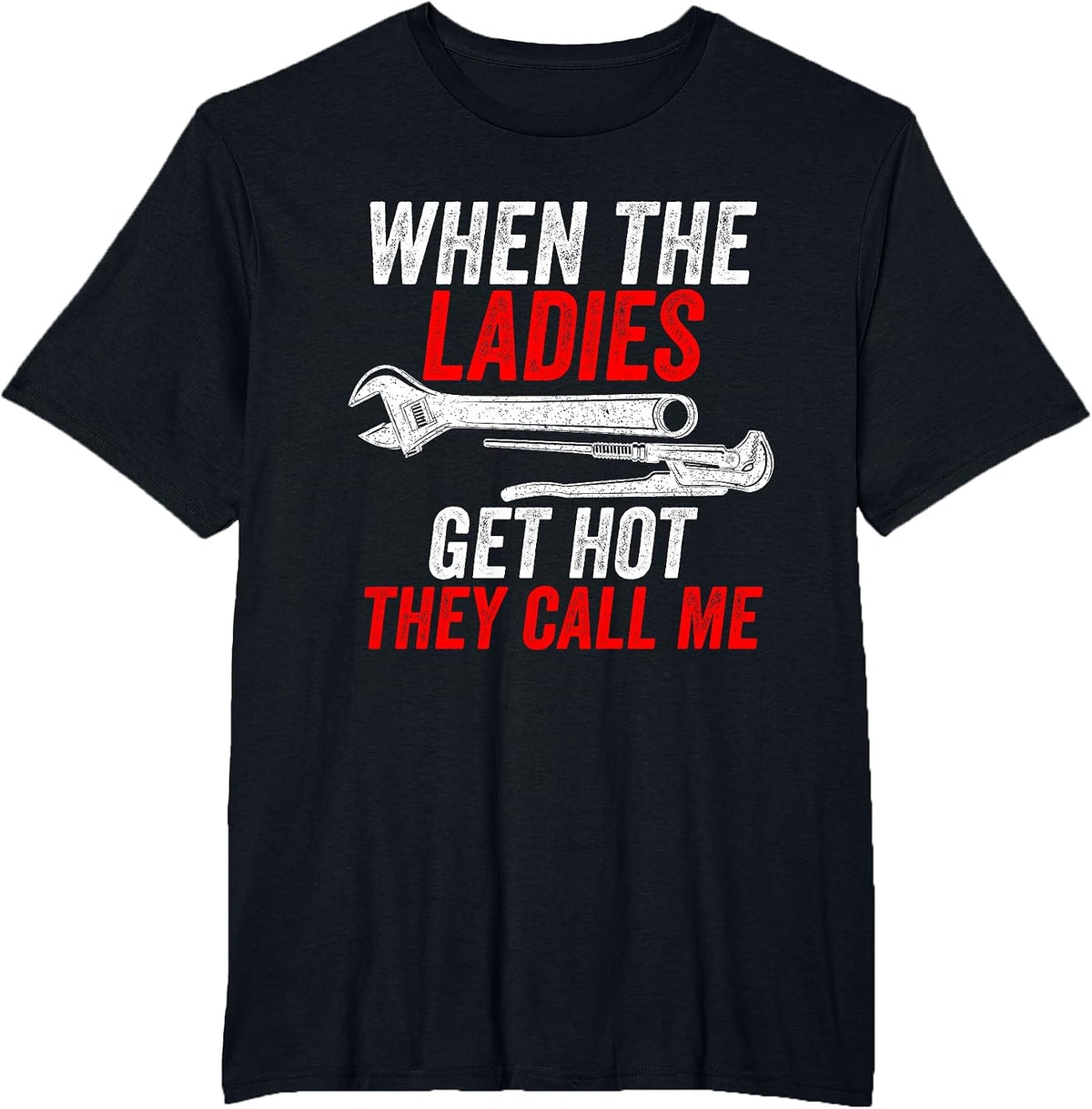 Air Conditioning AC Repairman HVAC Technician Worker T-Shirt - Black