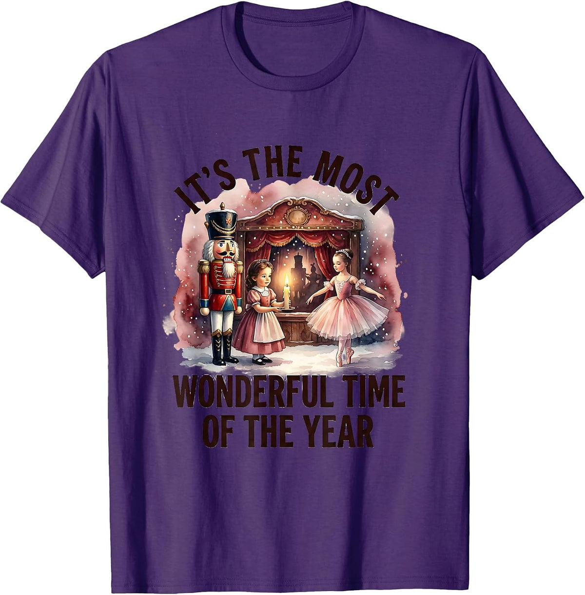 It's The Most Wonderful Time Of The Year Nutcracker Ballet T-Shirt - Purple
